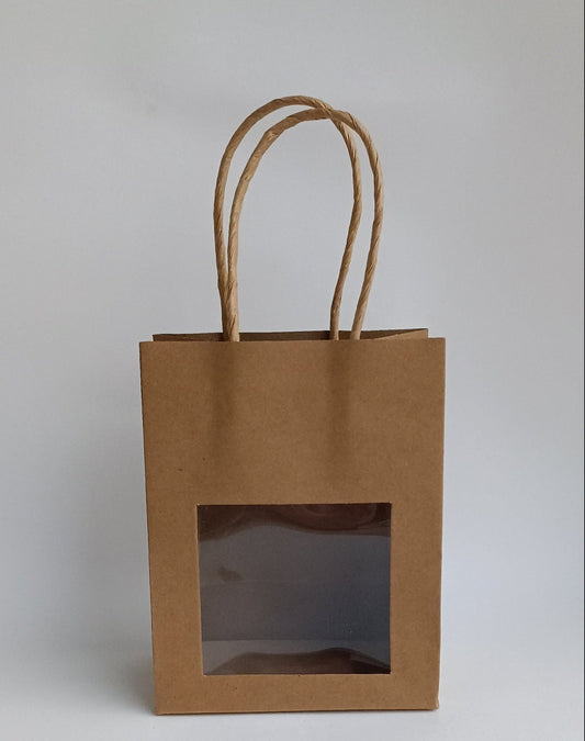 Geschenkzakje met venster klein - Atelier Chaud