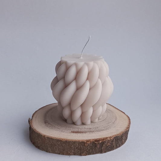 Gevlochten kaars - Atelier Chaud